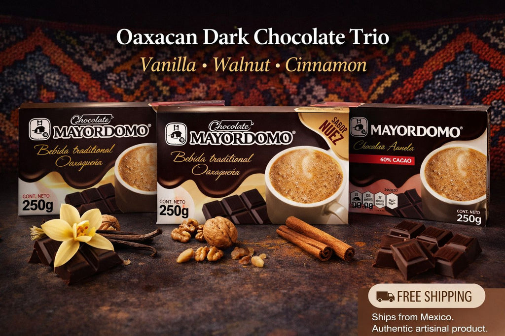 Oaxacan Dark Chocolate Flavor Trio – Vanilla, Walnut &amp; Cinnamon