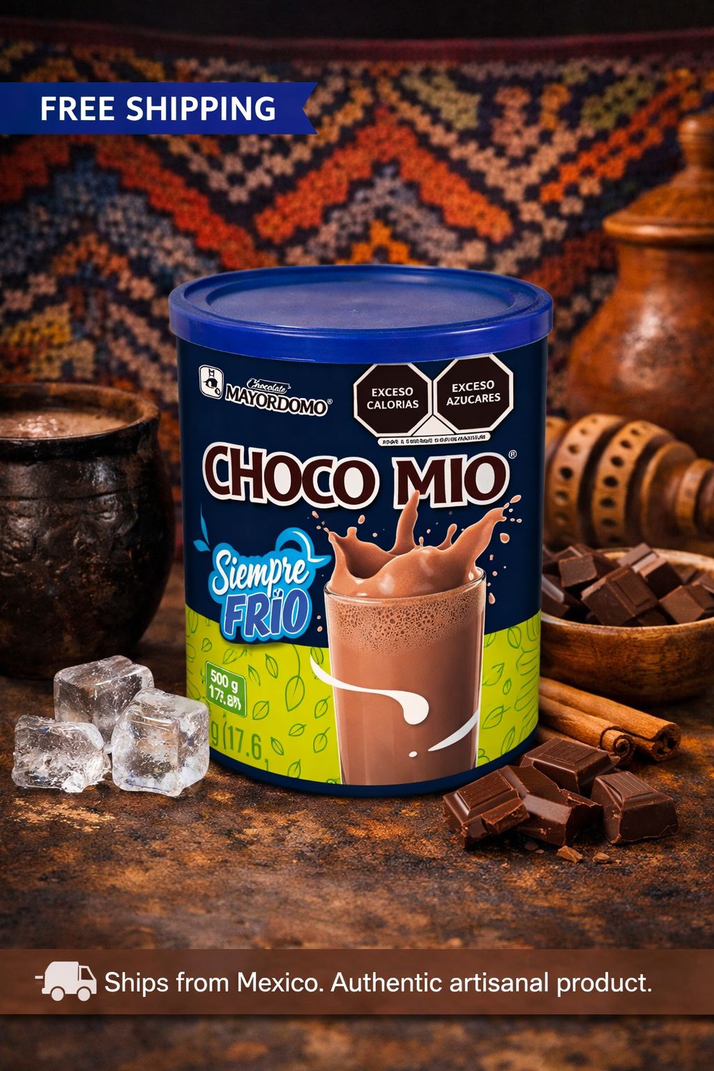 ChocoMío Mexican Chocolate Drink Mix – 3 Pack (Oaxaca Classic)
